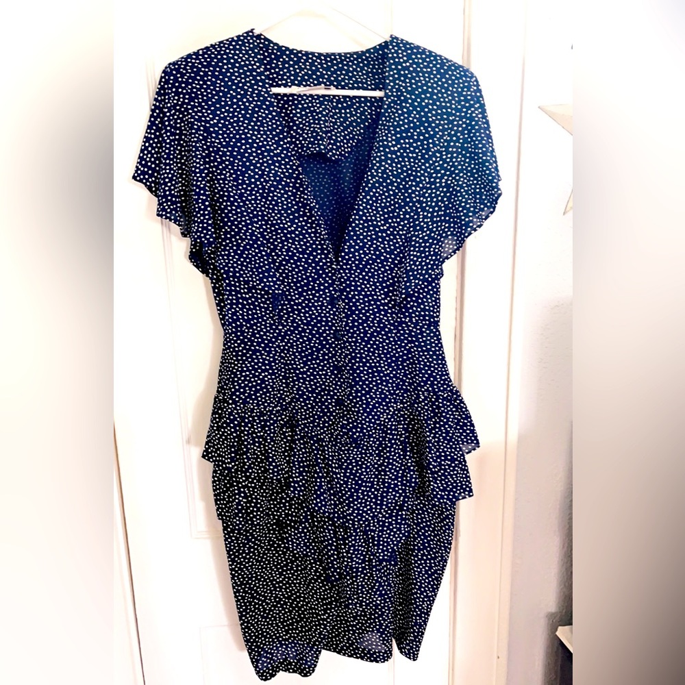 Size 11 Vintage Pistachio Polkadot Dress